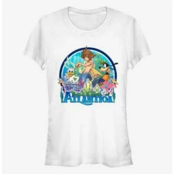 Deals 👏 Disney Kingdom Hearts Atlantica World 👧 Girls T-Shirt ✨