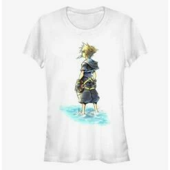 Cheap 👍 Disney Kingdom Hearts Feet Wet 👧 Girls T-Shirt 🎁