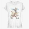 Wholesale 🌟 Disney Kingdom Hearts Group In The Clouds 👧 Girls T-Shirt ⭐