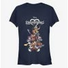 Cheapest 🤩 Disney Kingdom Hearts Group With Logo 👧 Girls T-Shirt 😉
