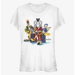 New ✨ Disney Kingdom Hearts In Chair 👧 Girls T-Shirt 🎉