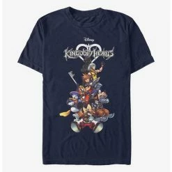 Cheap 🎉 Disney Kingdom Hearts Group With Logo T-Shirt ⭐