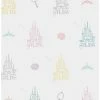 Top 10 🎁 Disney Princesses White And Purple Castle Peel & Stick Wallpaper 💯