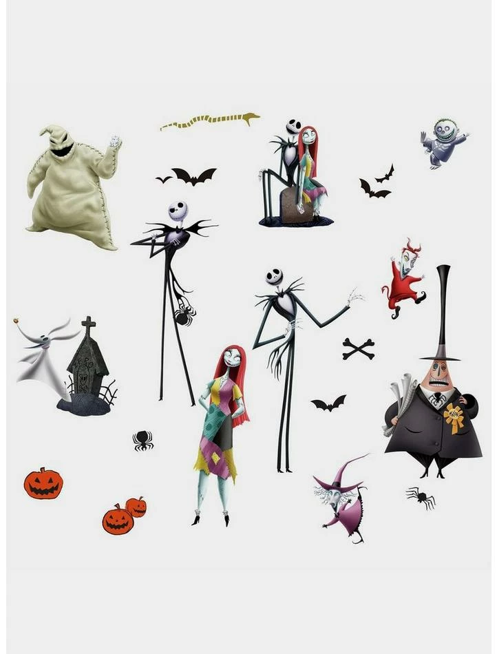 Wholesale 🛒 The Nightmare Before 🎄 Christmas Peel And Stick Wall Decals 🌟