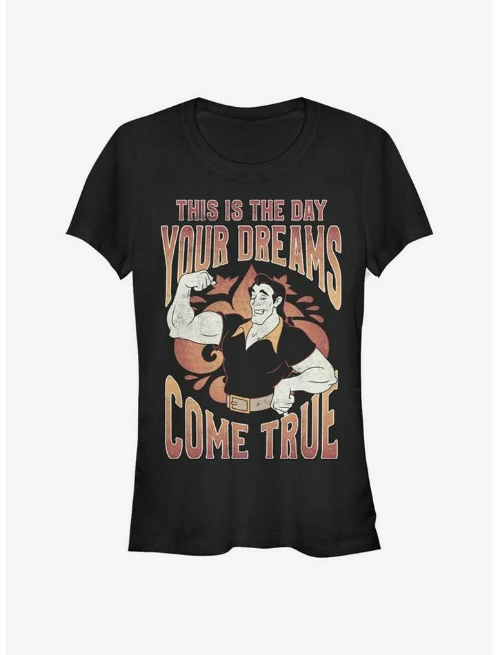 Best reviews of 😍 Disney Beauty And The Beast Gaston Dreams 👧 Girls T-Shirt 🎁