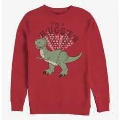 Best deal 👍 Disney Pixar Toy Story Hugger Rex Crew Sweatshirt 🤩