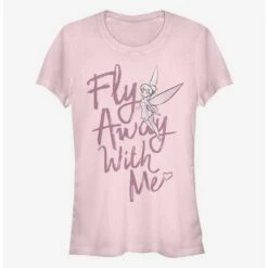 Flash Sale 👏 Disney Peter Pan Tink Fly Away With Me 👧 Girls T-Shirt 🛒