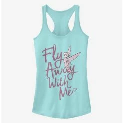 Cheapest 😉 Disney Peter Pan Tink Fly Away With Me 👧 Girls Tank 🔥