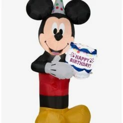 Buy 🤩 Disney Mickey Mouse 🎂 Birthday Cake Inflatable Décor 🧨