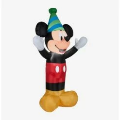Discount 🔔 Disney Mickey Mouse Party Hat Inflatable Décor 👍