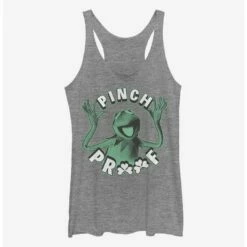 Promo 🥰 Disney The Muppets Pinch Proof Kermit 👧 Girls Tank 🛒