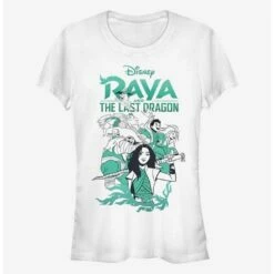 Best Pirce ✔️ Disney Raya and the Last Dragon Characters 👧 Girls T-Shirt 🔥
