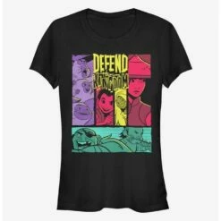 Hot Sale ⭐ Disney Raya and the Last Dragon Raya Comic Strip 👧 Girls T-Shirt ✔️