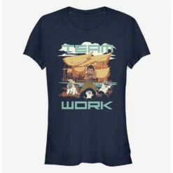 Cheapest 🤩 Disney Raya and the Last Dragon Team Work 👧 Girls T-Shirt 🔔