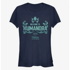 Outlet 🥰 Disney Raya and the Last Dragon Welcome To Kumandra 👧 Girls T-Shirt 🔔
