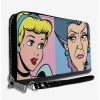 Flash Sale 💯 Disney Cinderella And Wicked Step 👩 Mother Lady Tremaine Face Blocks Zip Around Wallet 👍