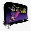 Flash Sale 🤩 Disney Darkwing Duck Purple Fade Zip Around Wallet 👏