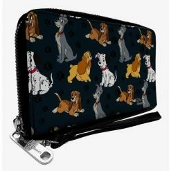 Cheapest 💯 Disney 🦮 Dogs Zip Around Wallet 😀