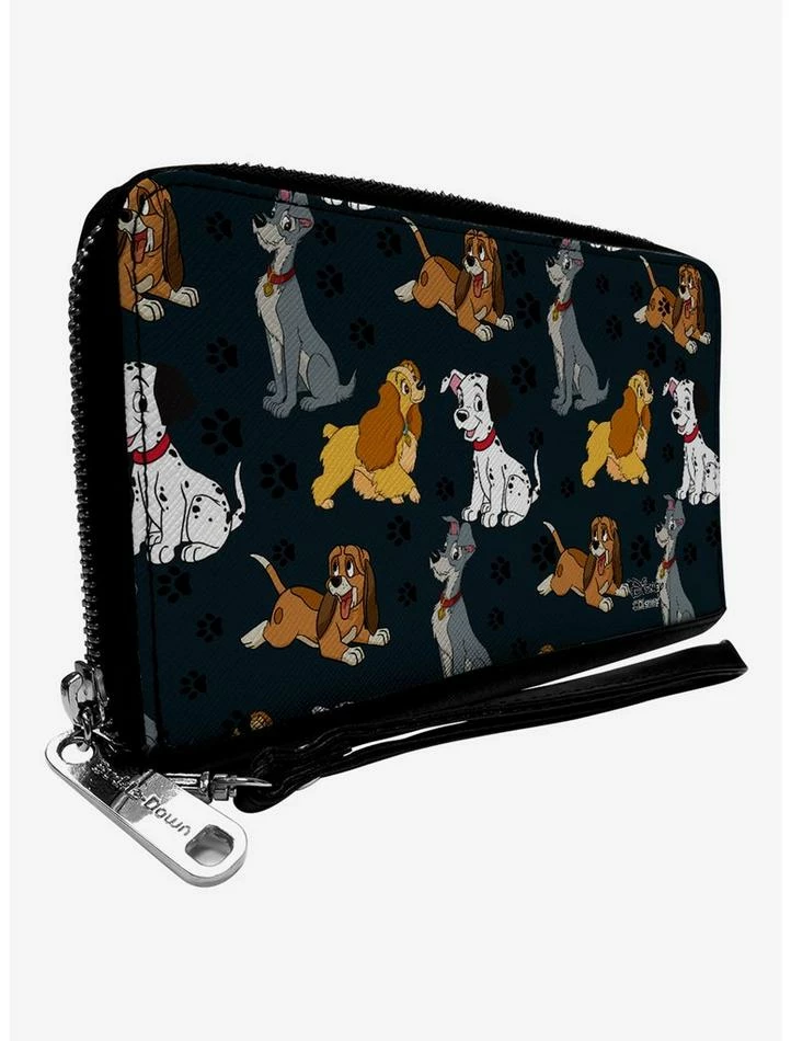 Cheapest 💯 Disney 🦮 Dogs Zip Around Wallet 😀