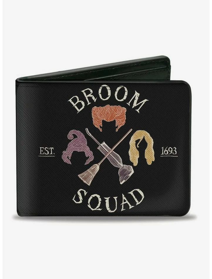 Best deal ๐ฏ Disney Hocus Pocus Sanderson Sisters Broom Squad Crest Bifold Wallet โจ