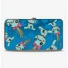 Top 10 👍 Disney Lilo & Stitch Scrump Hibiscus Hinge Wallet 🧨