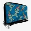 Coupon 👍 Disney Lilo & Stitch Scrump Hibiscus Zip Around Wallet 🔥