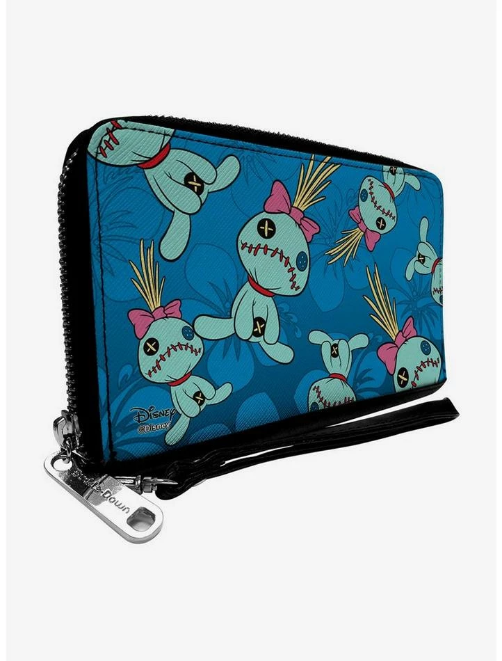 Coupon 👍 Disney Lilo & Stitch Scrump Hibiscus Zip Around Wallet 🔥