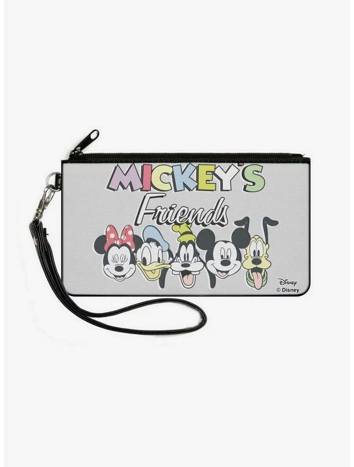 Best Pirce ๐ฏ Disney Mickeys The Fab Five Zip Clutch Canvas Wallet โญ