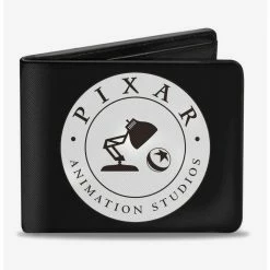Cheapest ⌛ Pixar Animation Studios Luxo Jr Lamp And Ball Icon Bifold Wallet ❤️