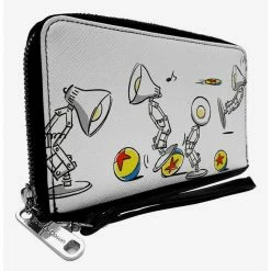 Deals ๐ฅ Pixar Lamp Animation Luxo Jr Sketch Zip Around Wallet ๐