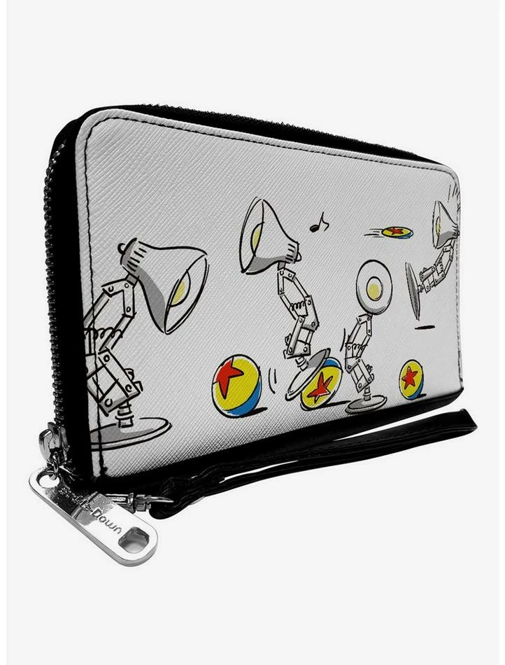 Deals 🔥 Pixar Lamp Animation Luxo Jr Sketch Zip Around Wallet 😉