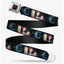 Best Sale 🛒 Disney Hocus Pocus Sanderson Sisters Group Pose Black Blues Seatbelt Belt 😉
