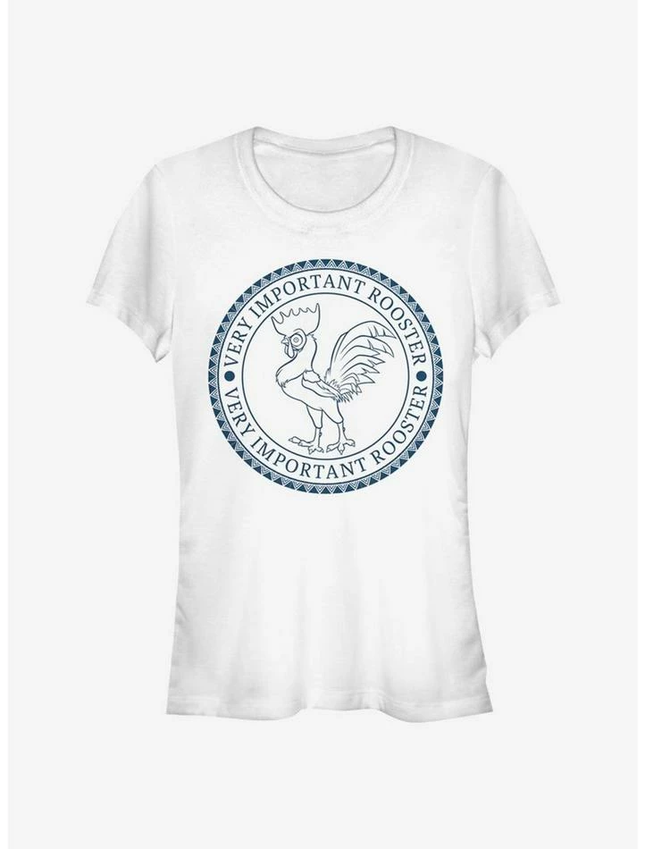 Promo ๐งจ Disney Moana Hei Hei Badge ๐ง Girls T-Shirt ๐