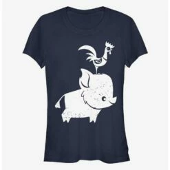 Best Pirce 😍 Disney Moana Pua And Hei Hei 👧 Girls T-Shirt 🌟