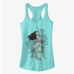 Budget ⌛ Disney Moana Sketch 👧 Girls Tank 😀