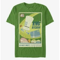 Cheap 🔔 Disney Wall-E King Of The Kitchen Poster T-Shirt 🤩