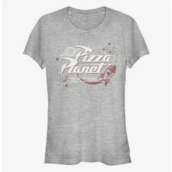 New ❤️ Disney Pixar Toy Story Retro Pizza Planet 👧 Girls T-Shirt ⌛
