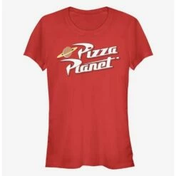 New ❤️ Disney Pixar Toy Story Vintage Pizza Logo 👧 Girls T-Shirt 💯