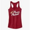 Cheapest 🎁 Disney Pixar Toy Story Vintage Pizza Logo 👧 Girls Tank 🥰