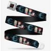 Best deal 🥰 Disney Hocus Pocus Sanderson Sisters Group Pose Black Blues Seatbelt Belt ✨