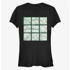 Buy 🥰 Disney The Little Mermaid Sketches 👧 Girls T-Shirt 🔔