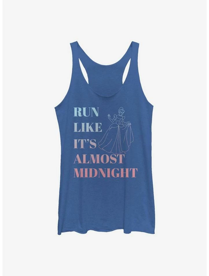 Outlet ⌛ Disney Cinderella Run Like It's Almost Midnight 👧 Girls Tank 🤩