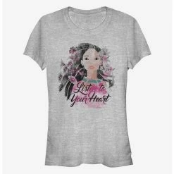 Best Sale 😉 Disney Pocahontas Listen To Your Heart 👧 Girls T-Shirt ✔️