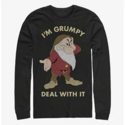 Wholesale 🛒 Disney Snow White And The Seven Dwarfs I'm Grumpy Long-Sleeve T-Shirt ✔️