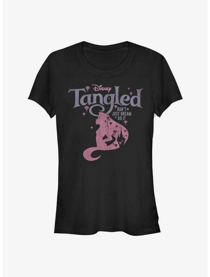 New ๐ Disney Tangled Dream ๐ง Girls T-Shirt ๐