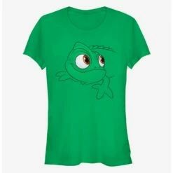 Promo 😀 Disney Tangled Pascal Face 👧 Girls T-Shirt 😀