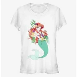 Top 10 👍 Disney The Little Mermaid Ariel Kawaii 👧 Girls T-Shirt 😍