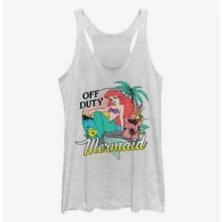Coupon 🎁 Disney The Little Mermaid Vacation Mermaid 👧 Girls Tank 🌟
