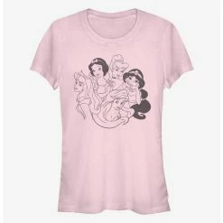 Best Pirce 🛒 Disney Princess Simple Princess 👧 Girls T-Shirt 💯