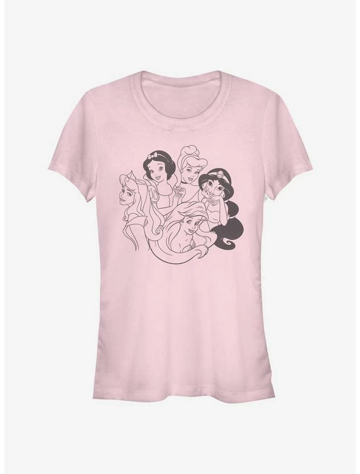Best Pirce 🛒 Disney Princess Simple Princess 👧 Girls T-Shirt 💯